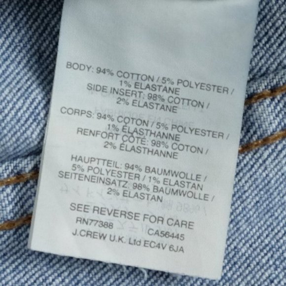 Madewell Stretch Denim Mini Skirt Pieced Edition - Picture 10 of 10